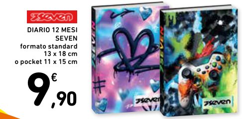 Diario 12 mesi Seven