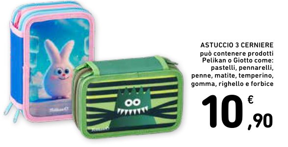 Astuccio 3 cerniere