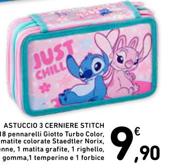 Astuccio 3 cerniere Stitch