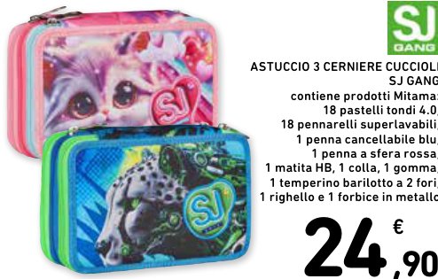 Astuccio 3 cerniere Cuccioli SJ Gang