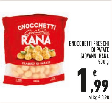 Gnocchetti freschi di patate Giovanni Rana, 500 g