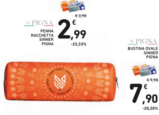 Bustina ovale Sinner Pigna