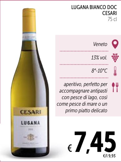 Lugana Bianco DOC Cesari 75 cl