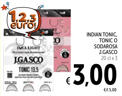 Indian tonic, tonic o soda J.Gasco, 20 cl x 3