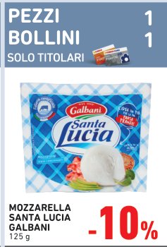 Mozzarella Santa Lucia