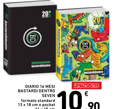 Diario 16 mesi Bastardi dentro Seven