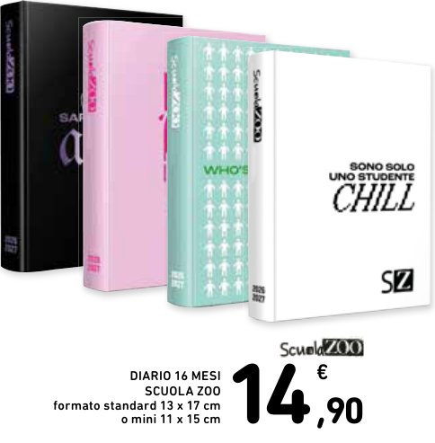 Diario 16 mesi Scuola Zoo
