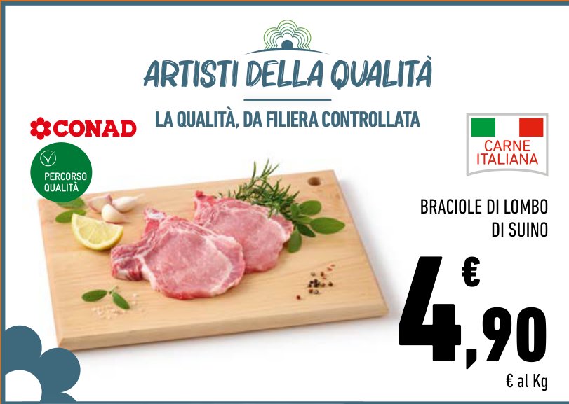 Braciole di lombo di suino
