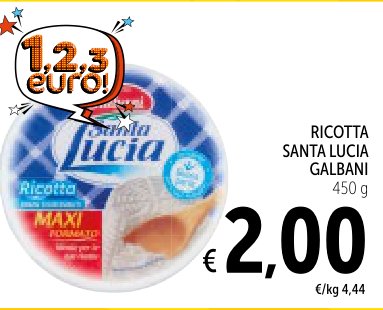 Ricotta Santa Lucia, 450 g