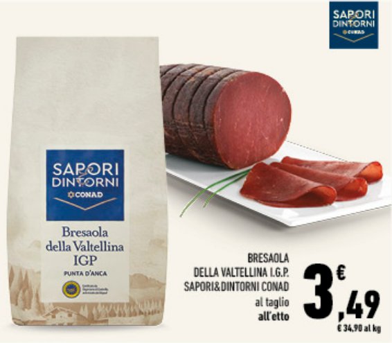 Bresaola della Valtellina I.G.P. al taglio