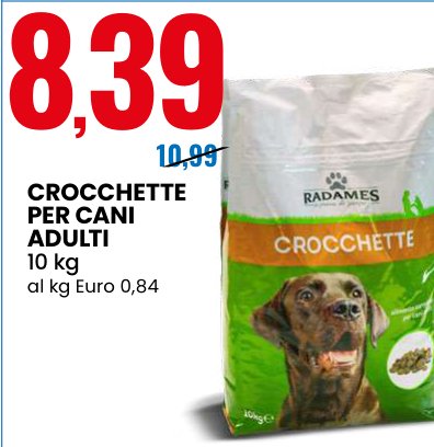 Crocchette per cani adulti 10 kg
